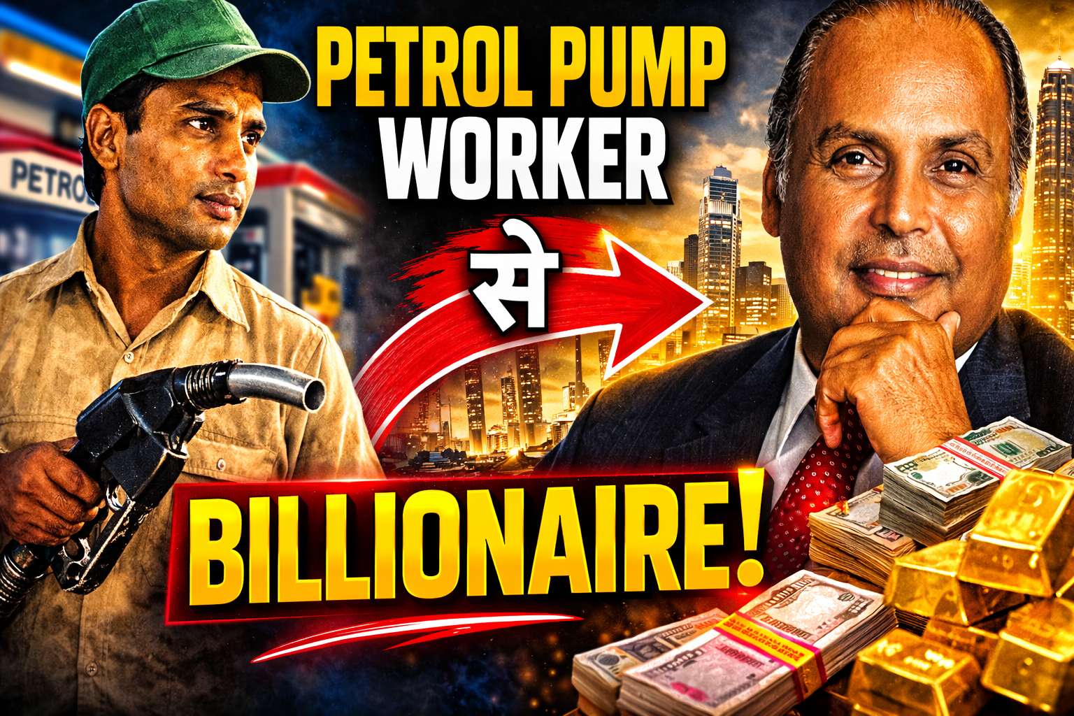 Dhirubhai Ambani Success Story in Hindi