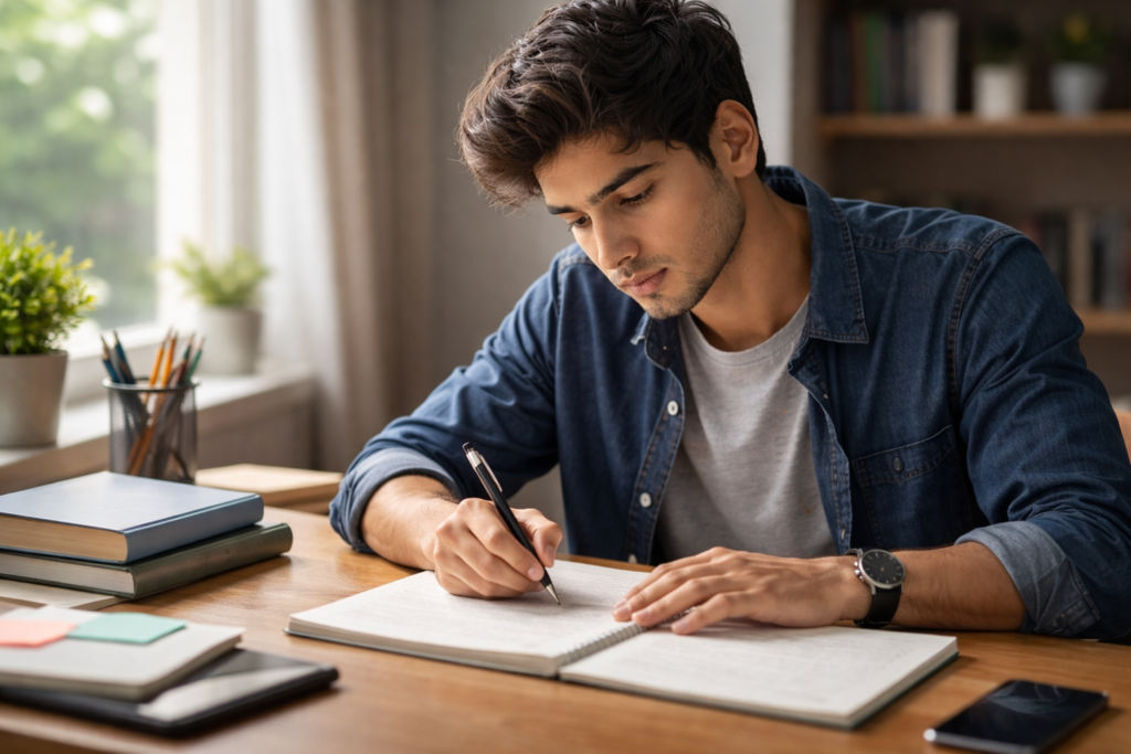 Active recall study method before exam