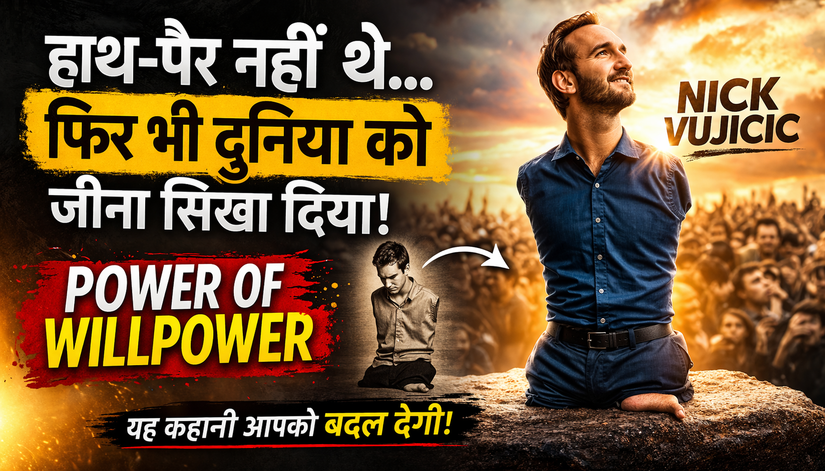 Nick Vujicic Inspirational Story in Hindi