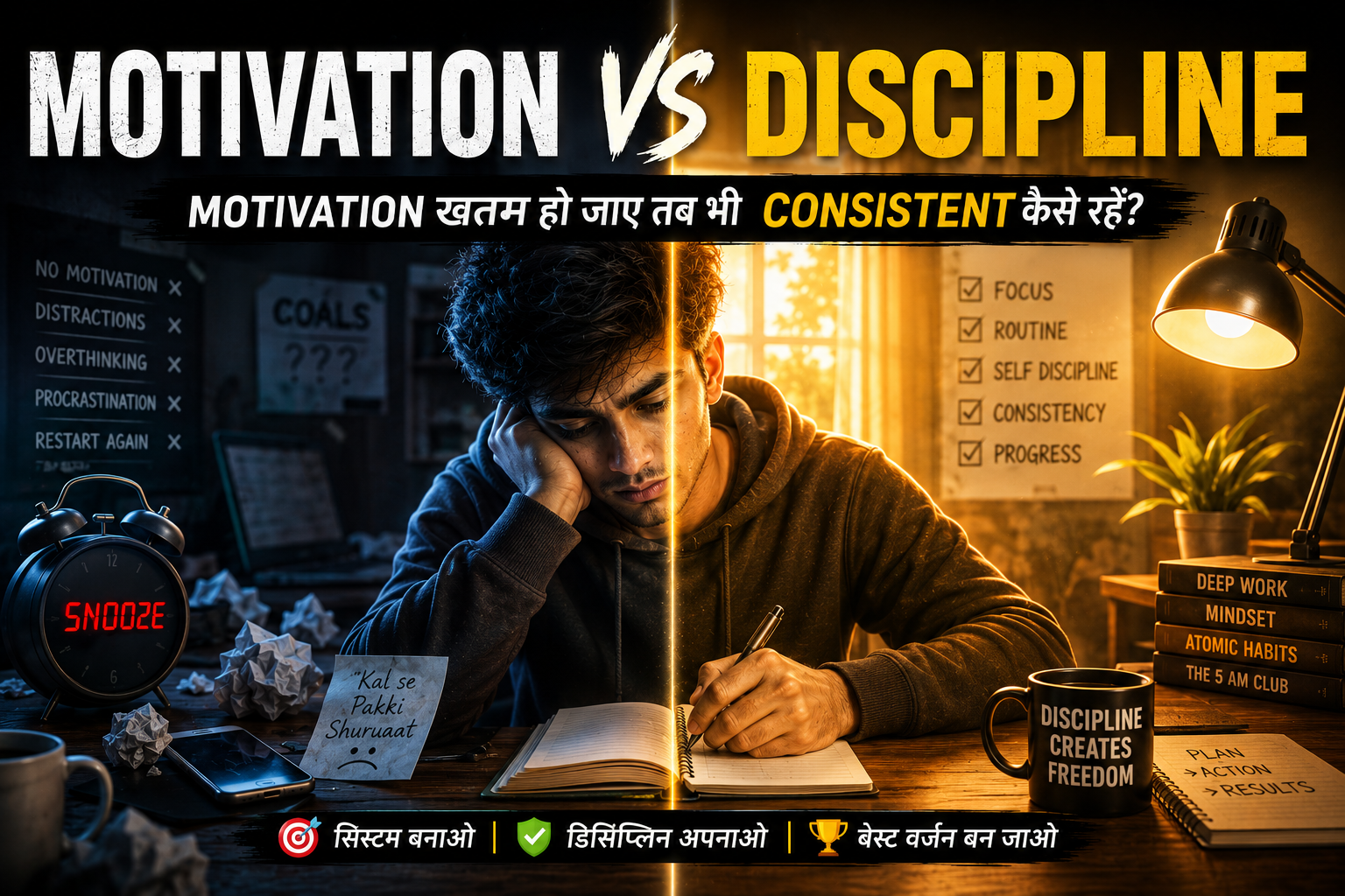 Motivation vs Discipline